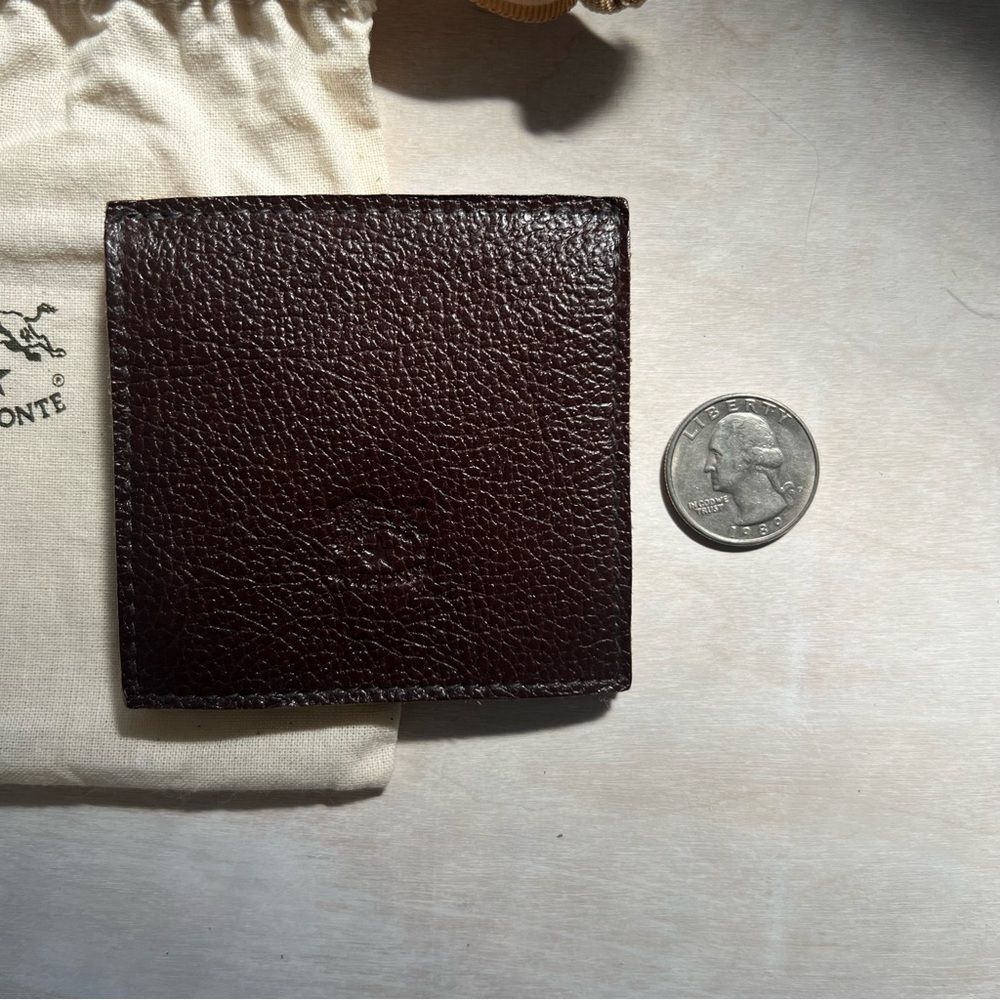 NEW: IL BISONTE, Coin Case, Leather - Picture 5 of 5